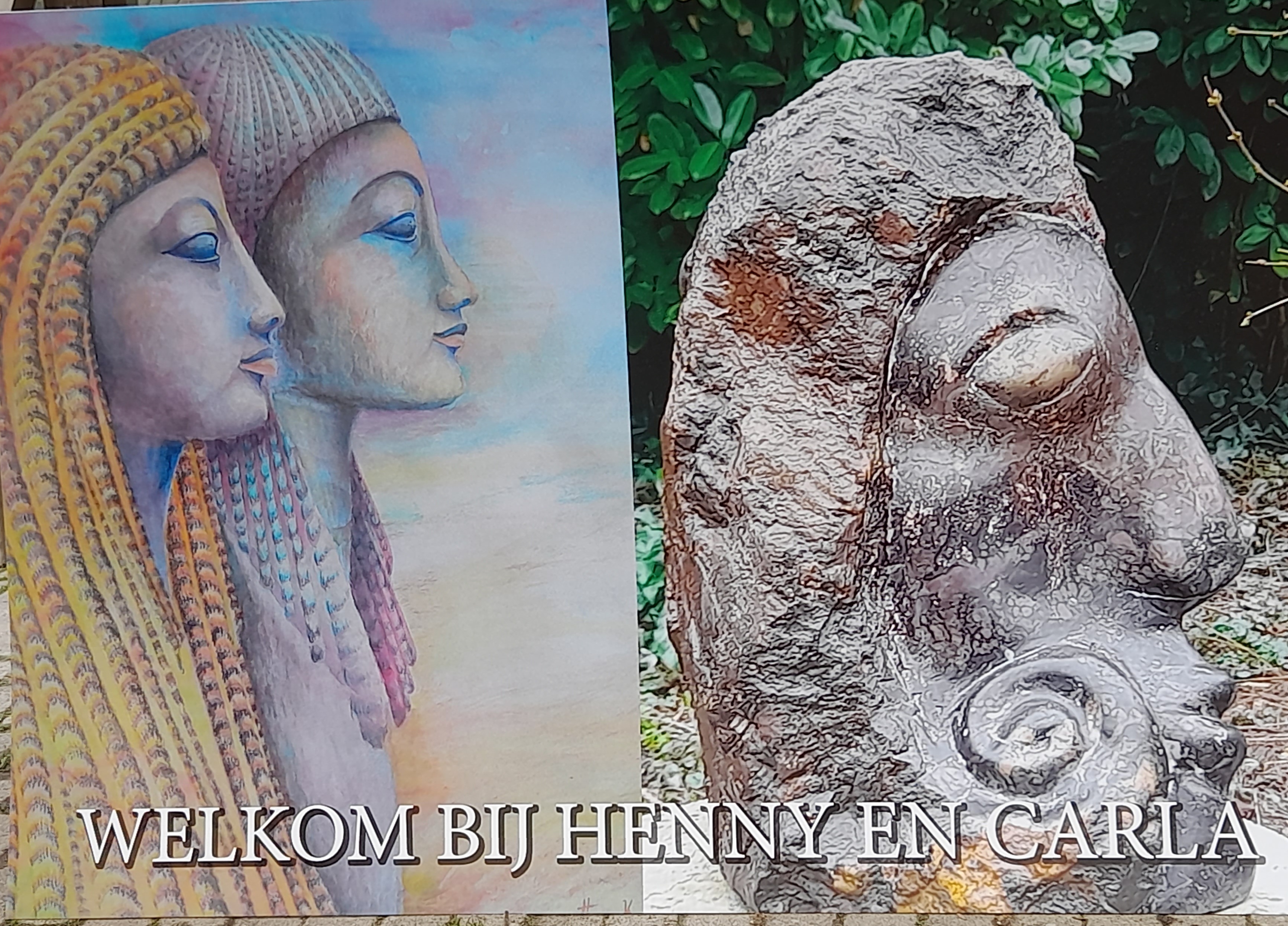 Schilderijen en beelden in het Zijper Museum